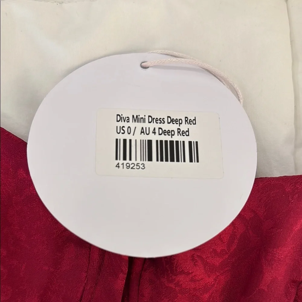 NWT Elegant Red Spaghetti Strap Dress - Picture 7 of 10